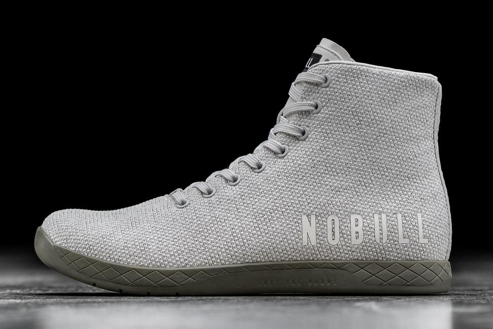 NOBULL Women's High-Top Fogivy Training Shoes - Grey - Ireland (2690JILGX)